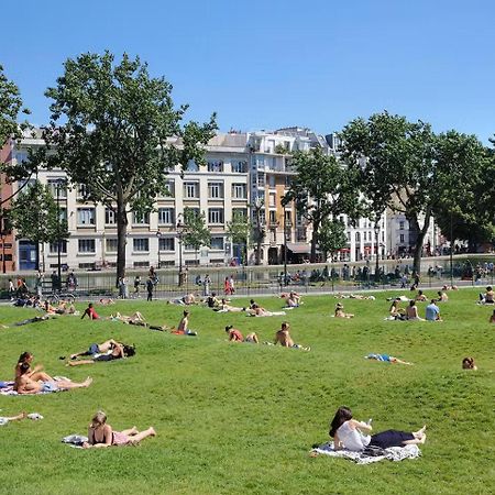 Paradis Du Canal St-Martin Et Jardin Villemin Paris Exterior foto